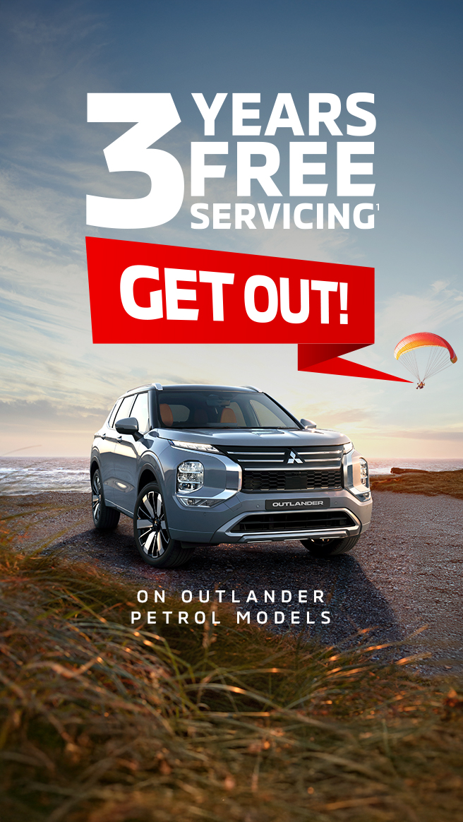 3 Years Free Servicing on select Outlander models